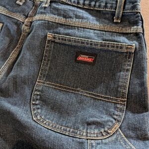 New Dickies Men's Blue Denim Carpenter Jeans 36x30 Regular Fit 5-Pocket workwear